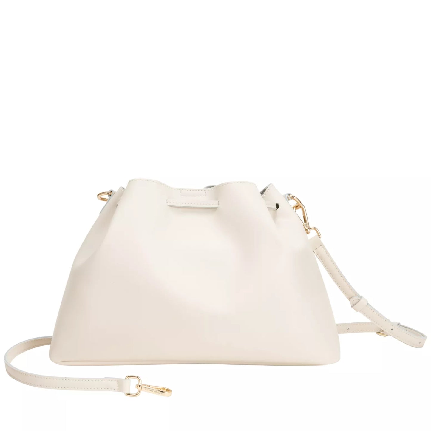 Drawstring Shoulder Crossbody Bag - Off-White