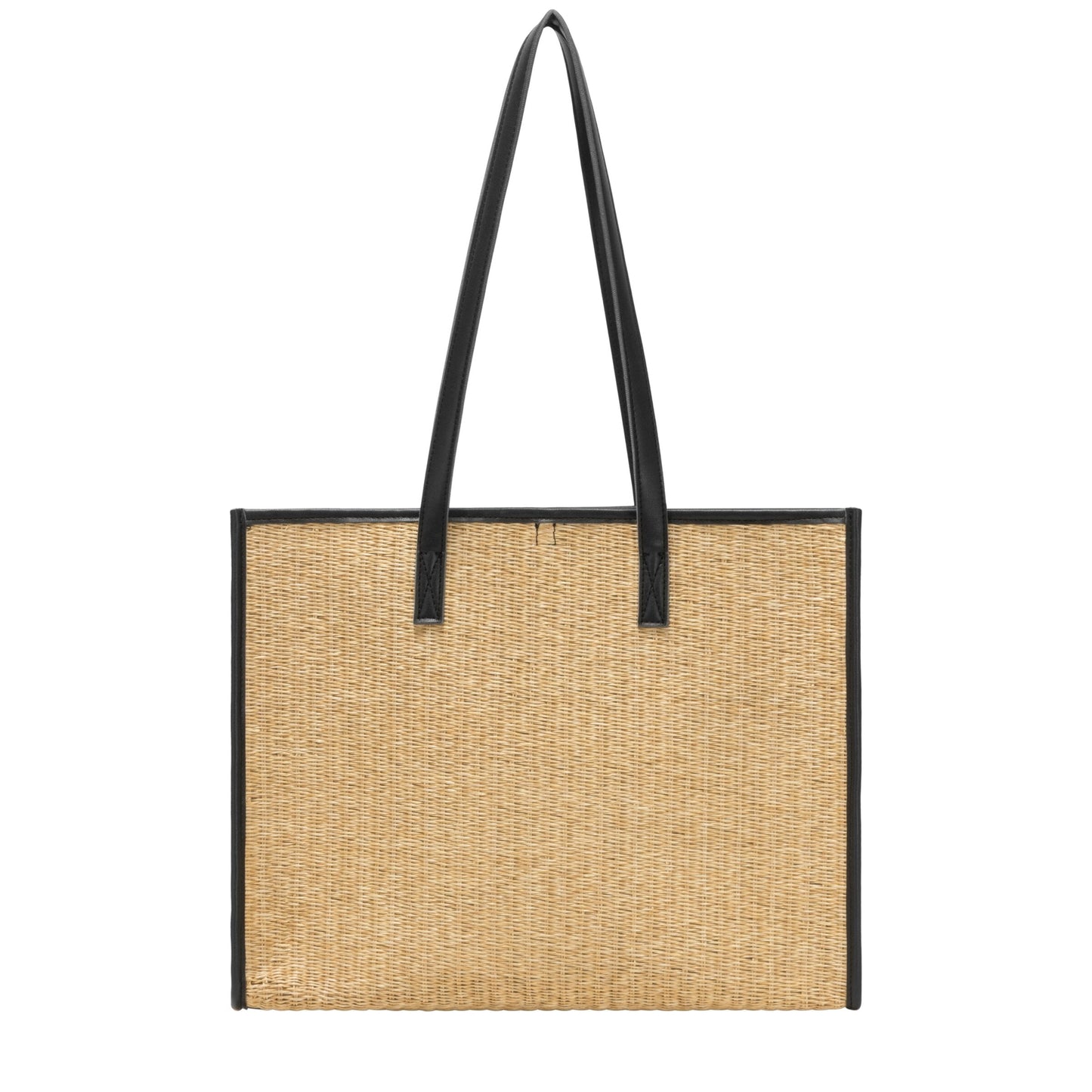Straw Box Tote Bag