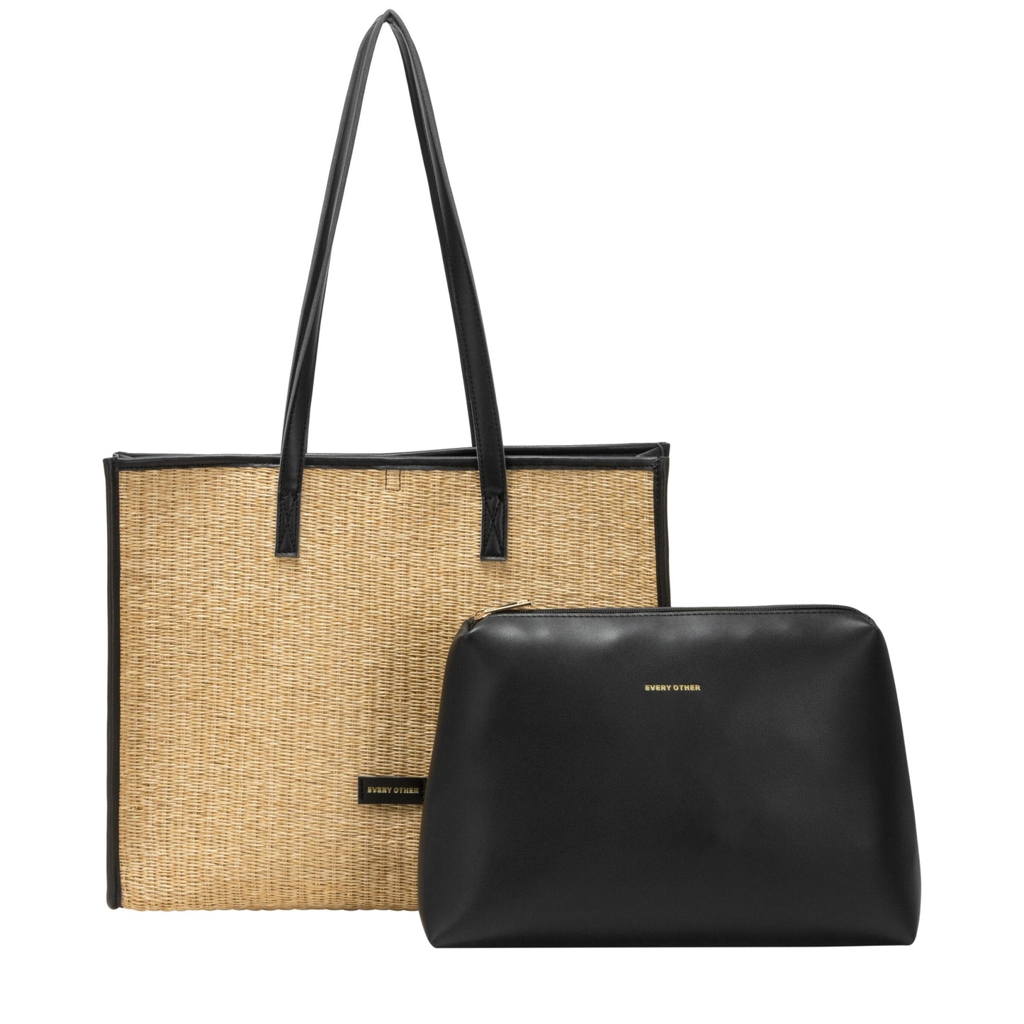 Straw Box Tote Bag