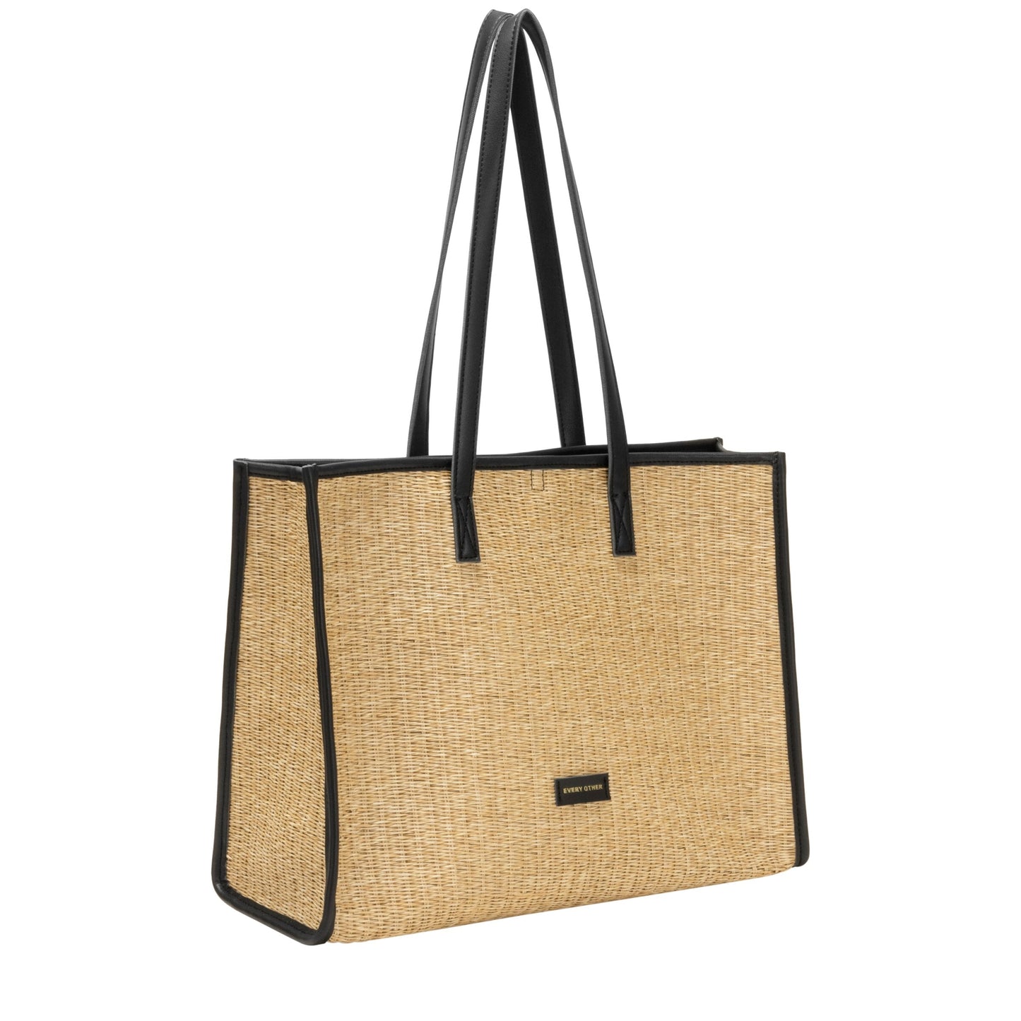 Straw Box Tote Bag