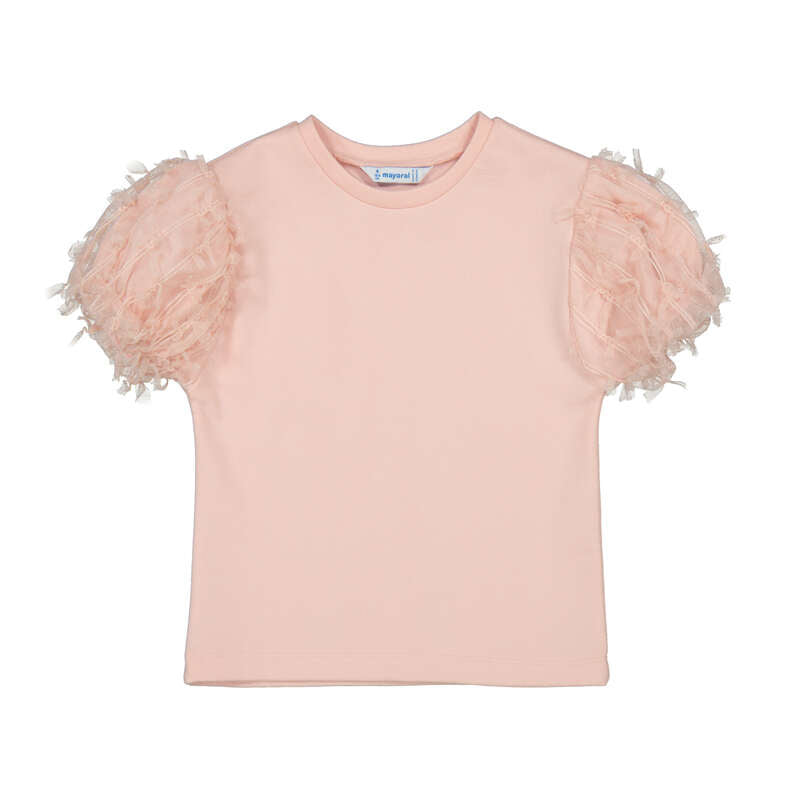 Tulle Sleeve Shirt by Mayoral