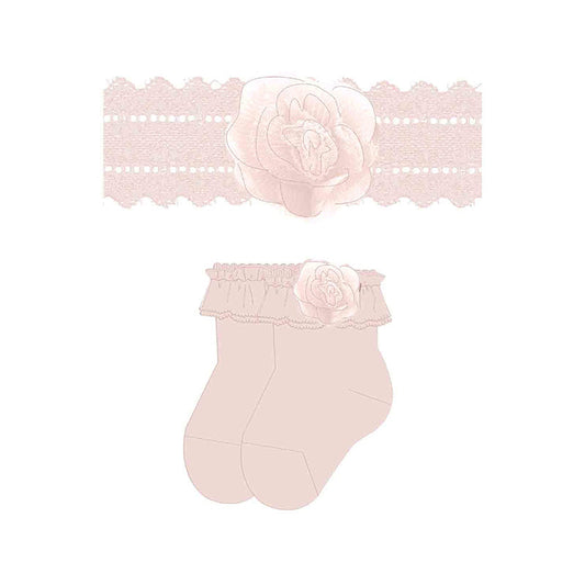 Rose Headband and Sock Set by Mayoral