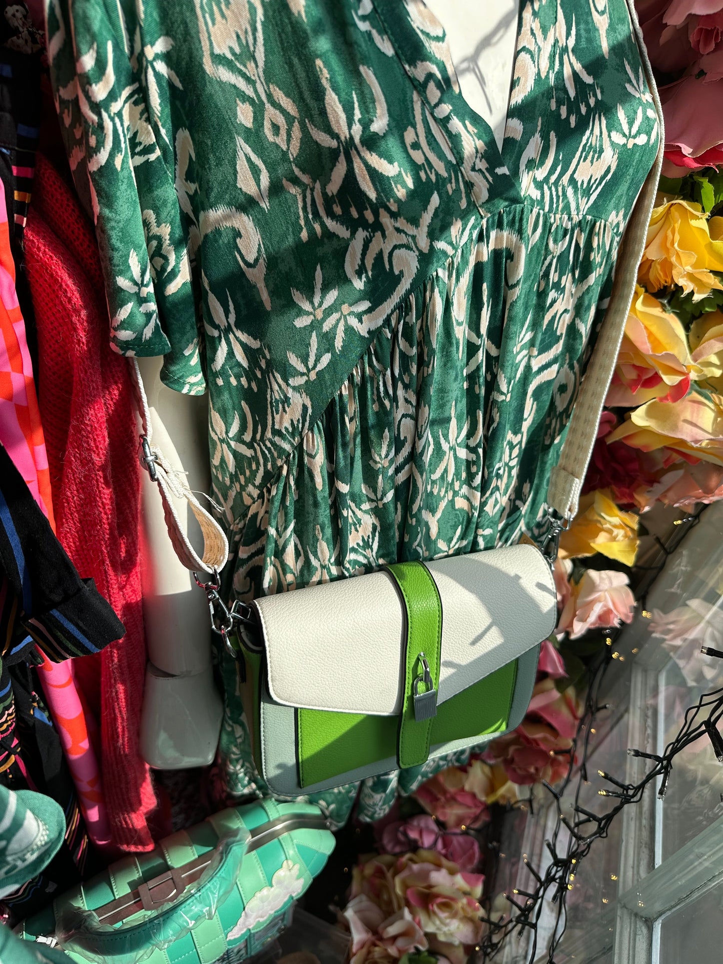 Colour Block Satchel