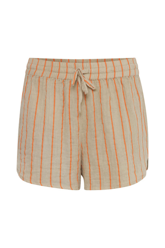 Iafoxa Striped Beach Shorts Coral