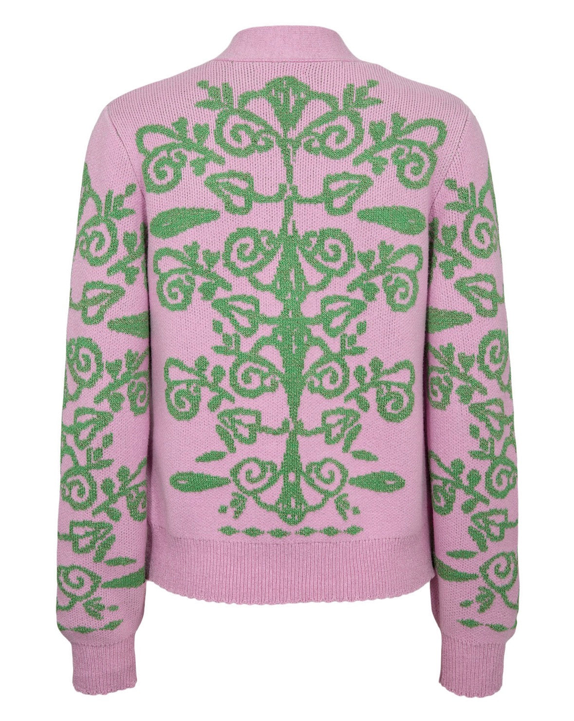 NUSEIDA PULLOVER - Lilac and Green