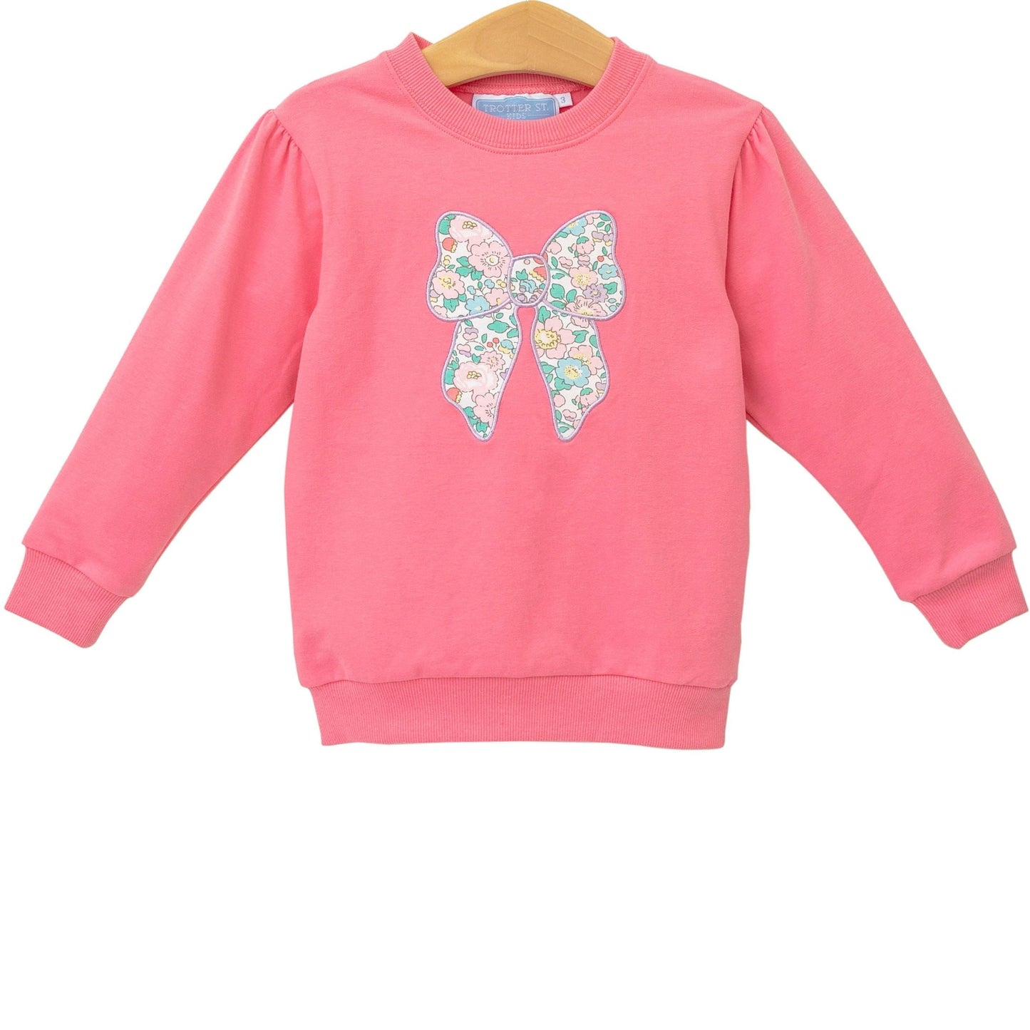 French Terry Pullover - Bow by Trotter Street Kids
