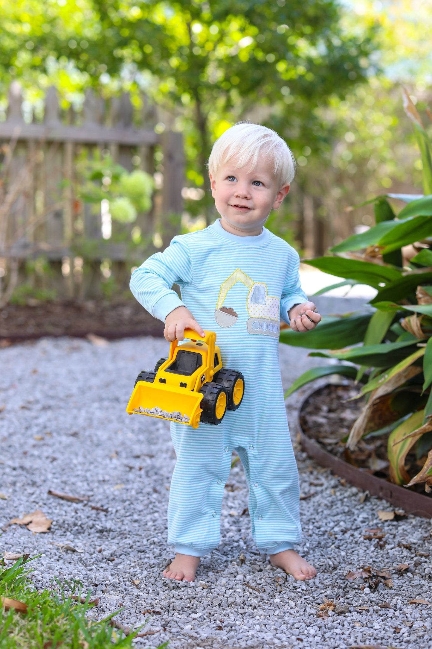 Construction Romper by Trotter Street Kids
