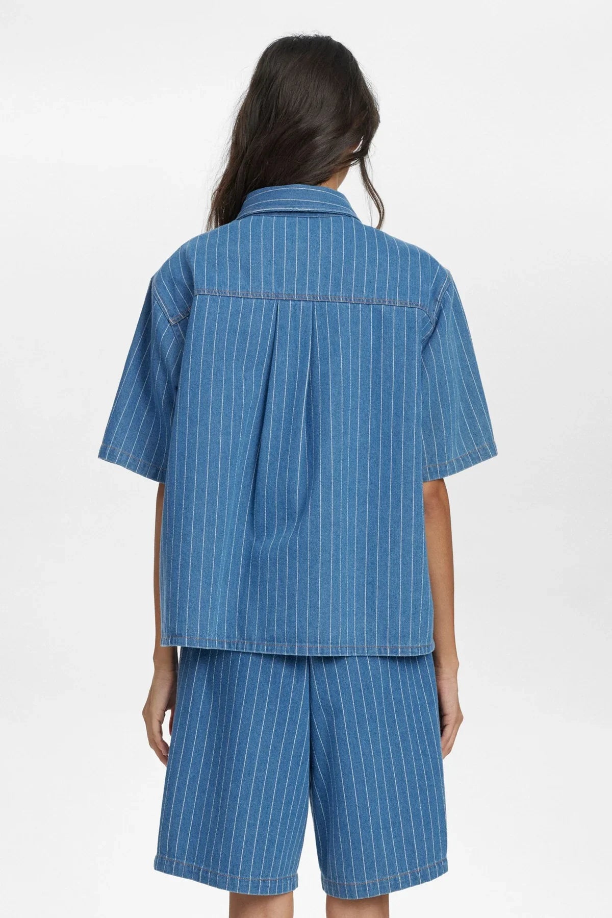 Nulucie Denim Shirt - Dark Denim Jacket