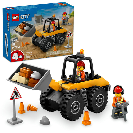 LEGO Yellow Construction Wheel Loader 60450 | City