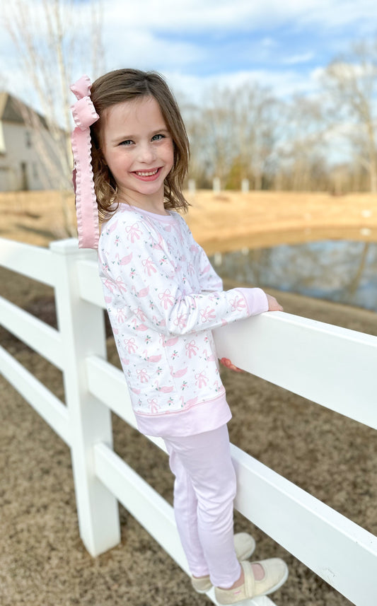 James and Lottie Sally Sweatshirt Swan