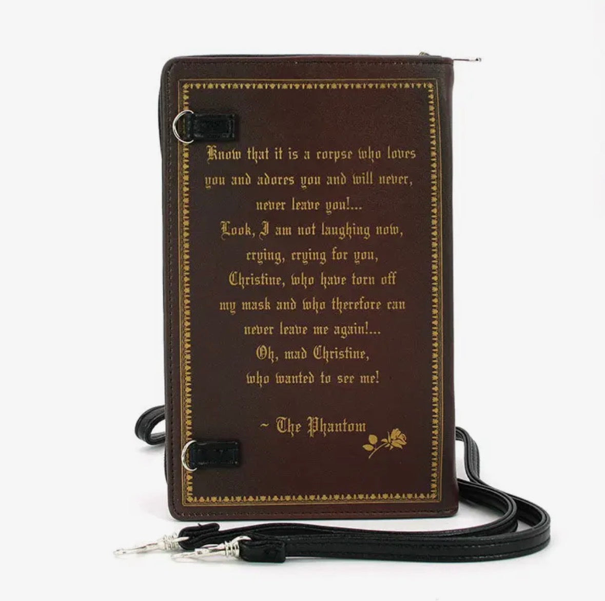 The Phantom of the Opera Book Clutch / Crossbody Bag