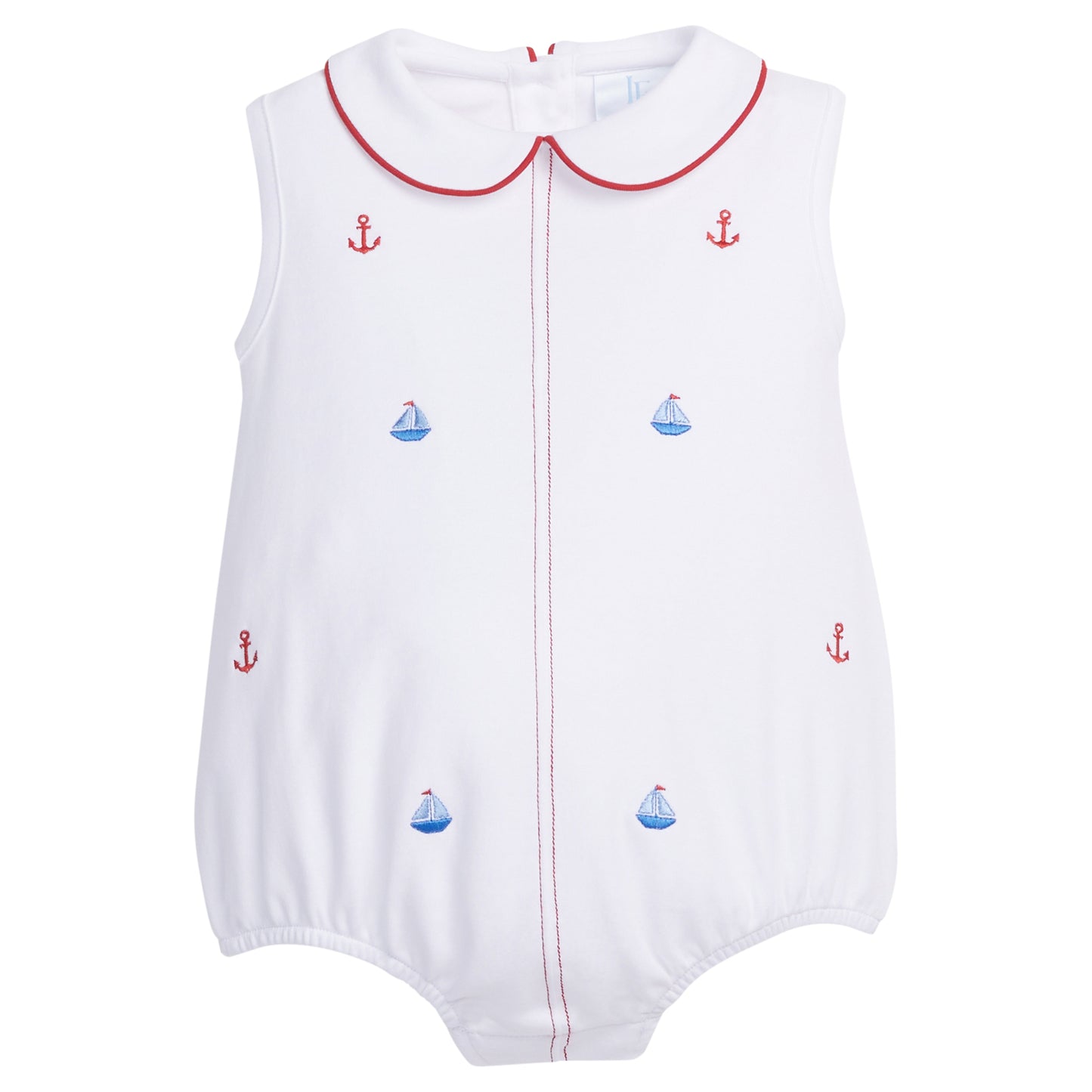 Embroidered Peter Pan Bubble Nautical by Little English