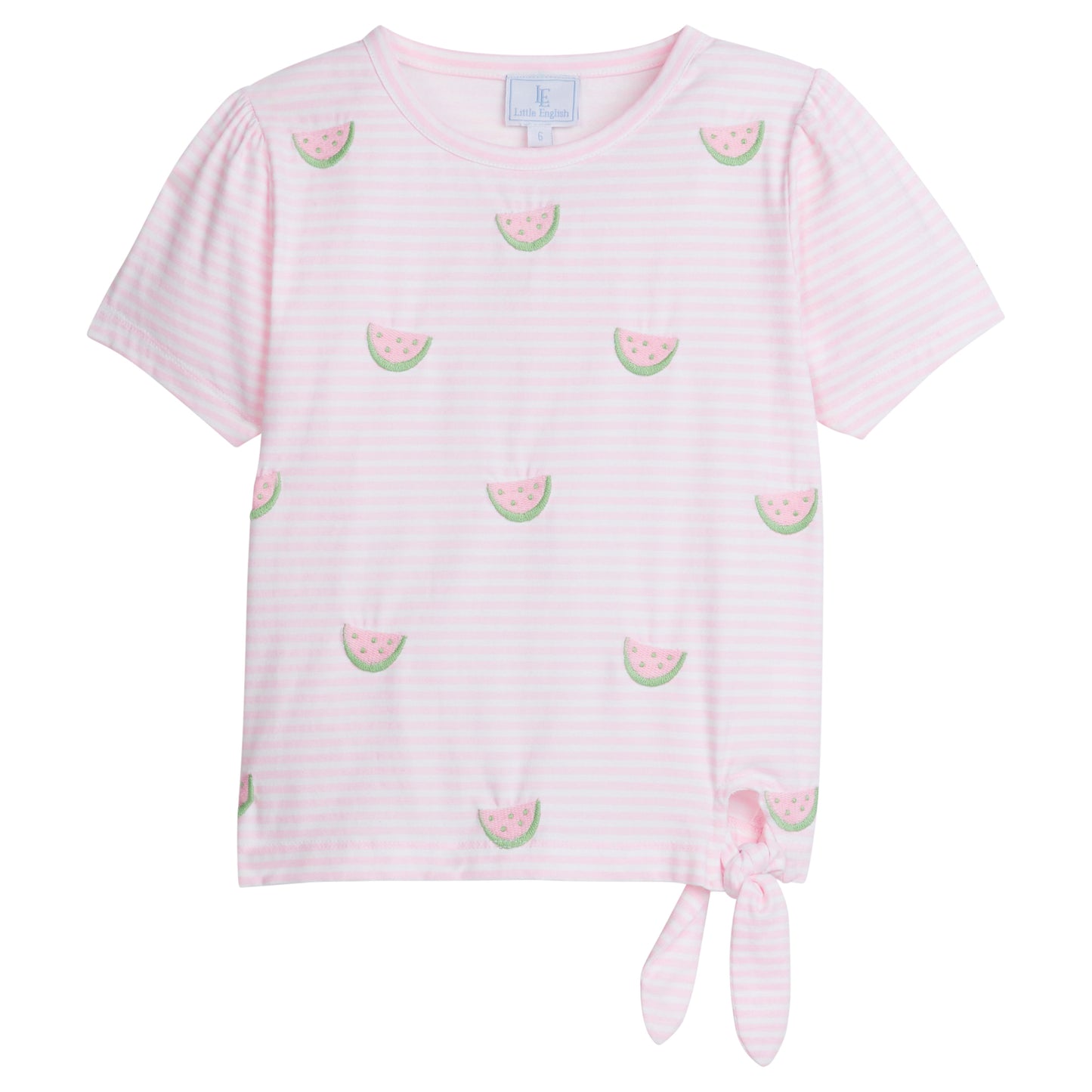 Embroidered Tie Tee-Watermelons by Little English