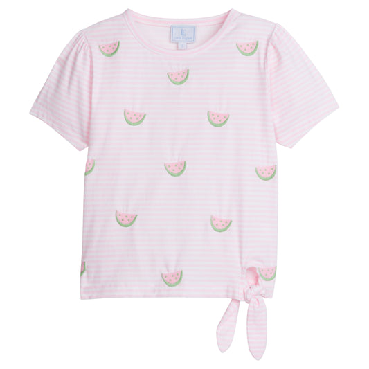 Embroidered Tie Tee-Watermelons by Little English