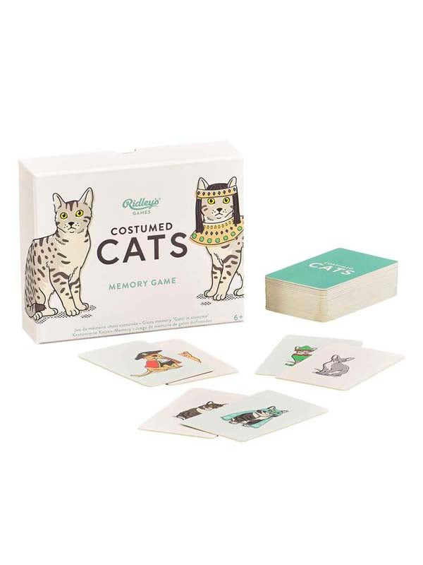 Costumed Cats Memory Match Game