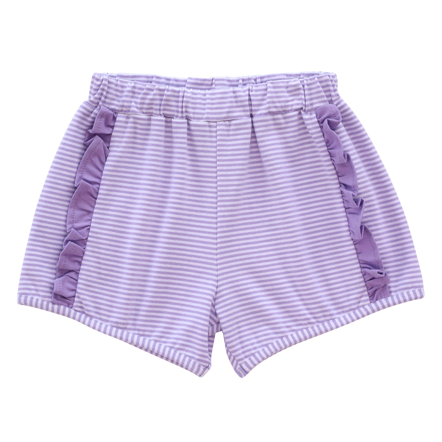 Hadley Shorts Lavender Stripe by Trotter Street Kids