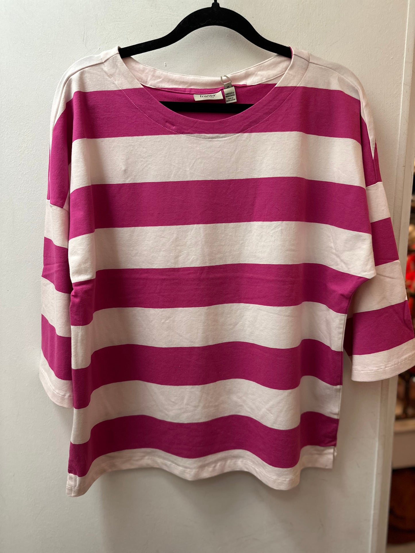 Frsiva Tee - Very Berry Stripe
