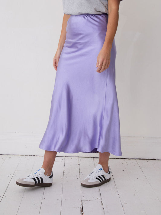 Angel Lilac Midi Skirt