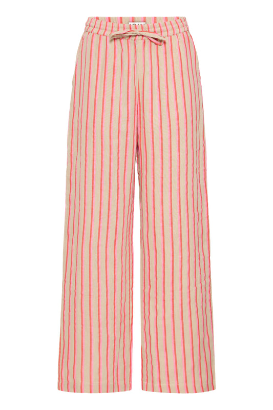 Iafoxa Stripe Trousers - Azalea Pink Stripe