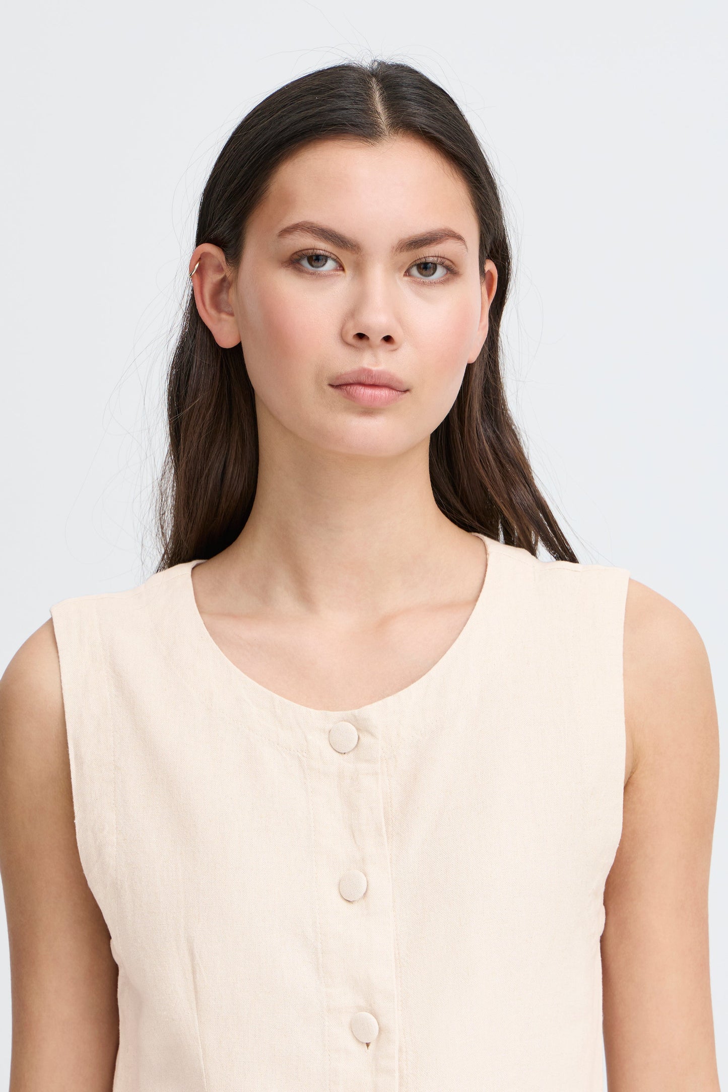 Ihlinno Waistcoat - Cream