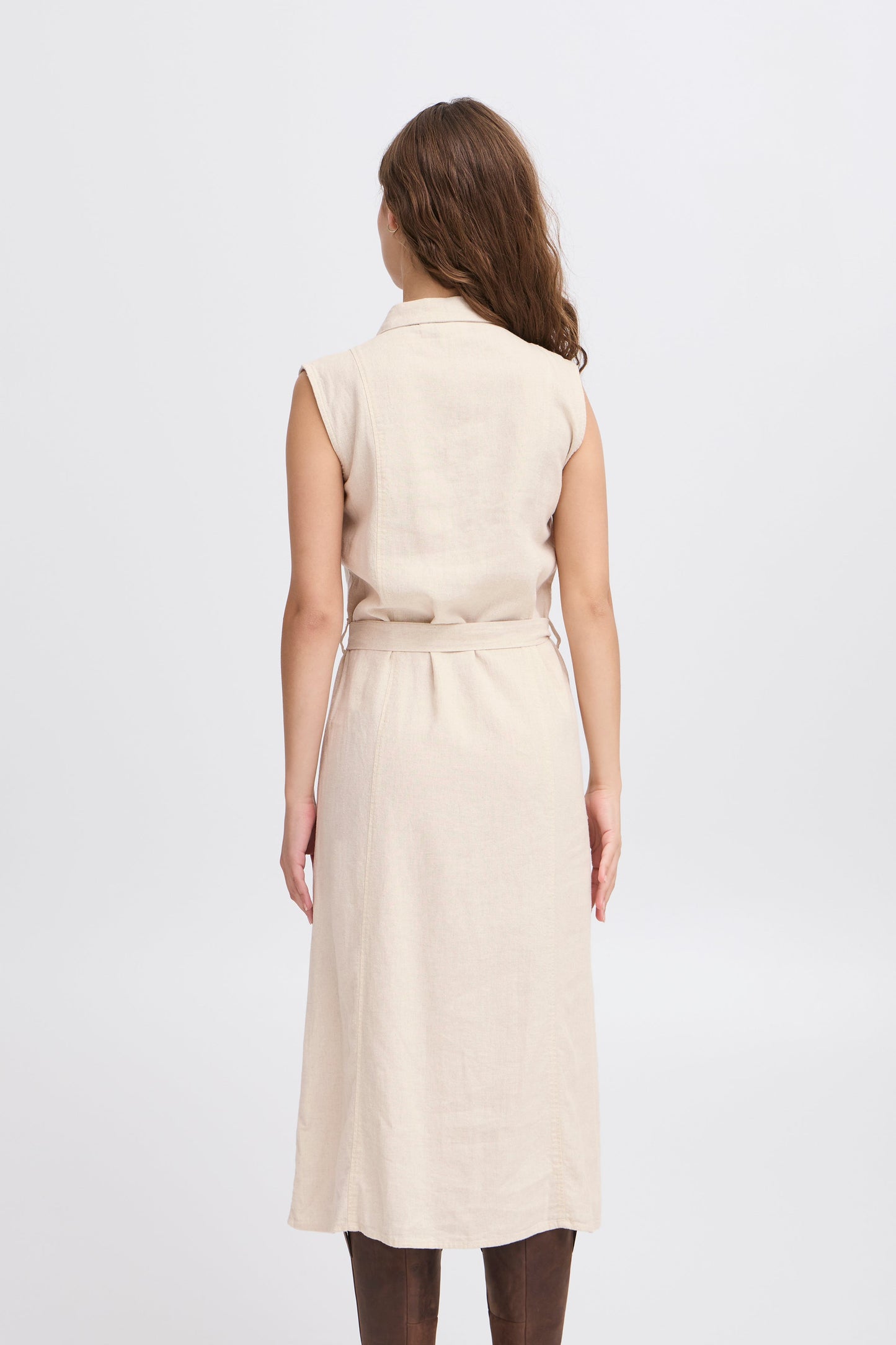 Ihlinno Shirt Dress - Cream
