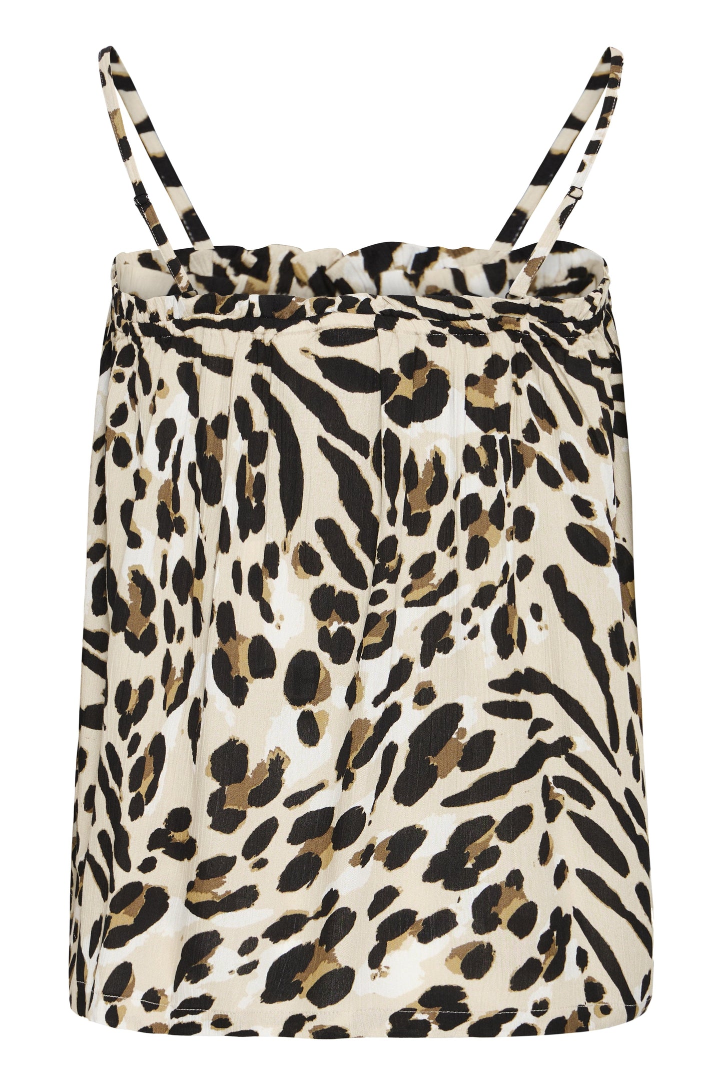 Ihmarrakech Top - Brown Leopard Strappy