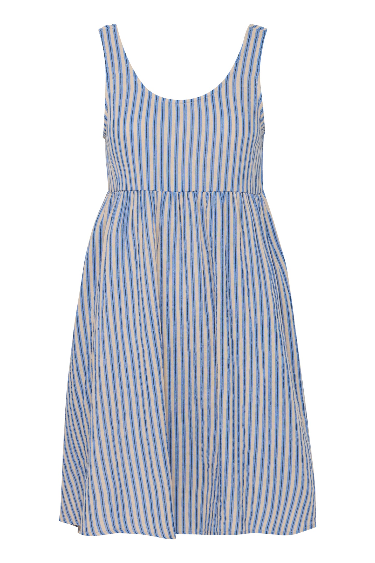 Iafoxa Dress - Blue Stripe