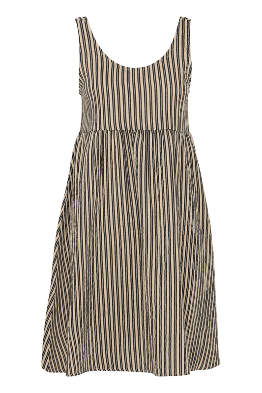 Iafoxa Dress - Black Stripe