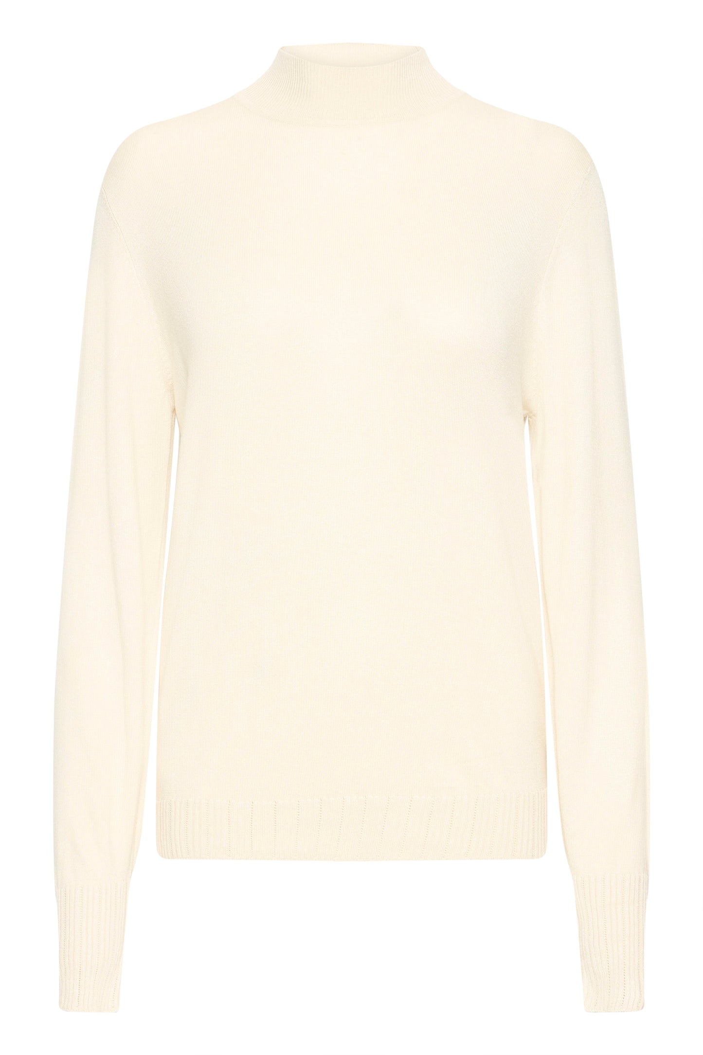 Ihmafa Turtleneck Top - Almond Milk Cream