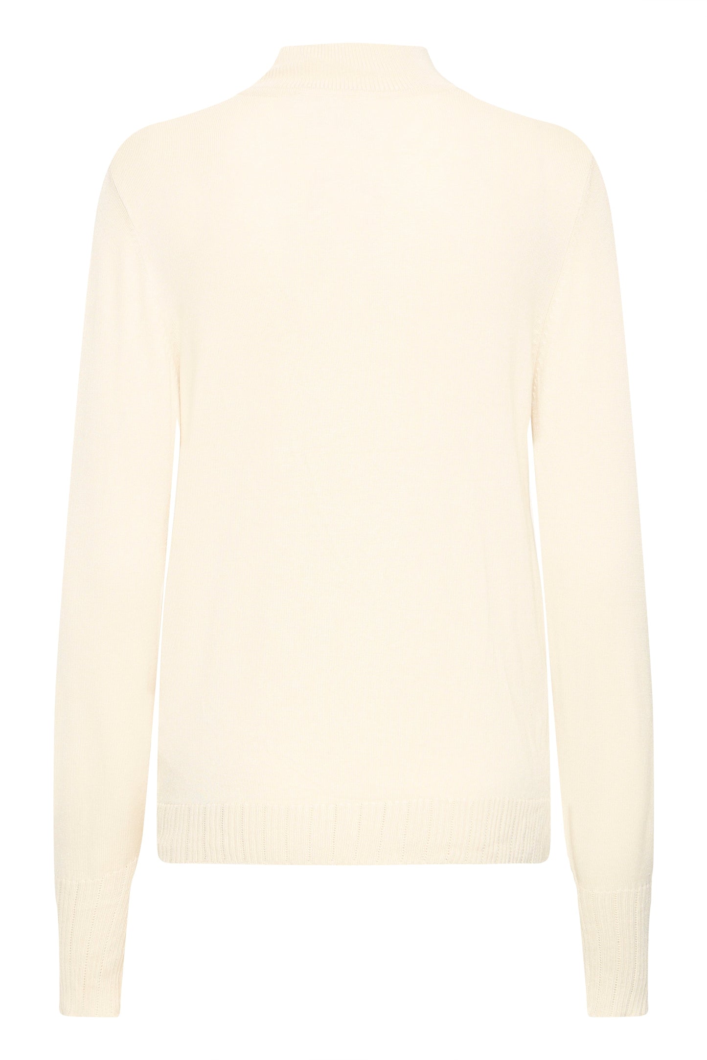 Ihmafa Turtleneck Top - Almond Milk Cream