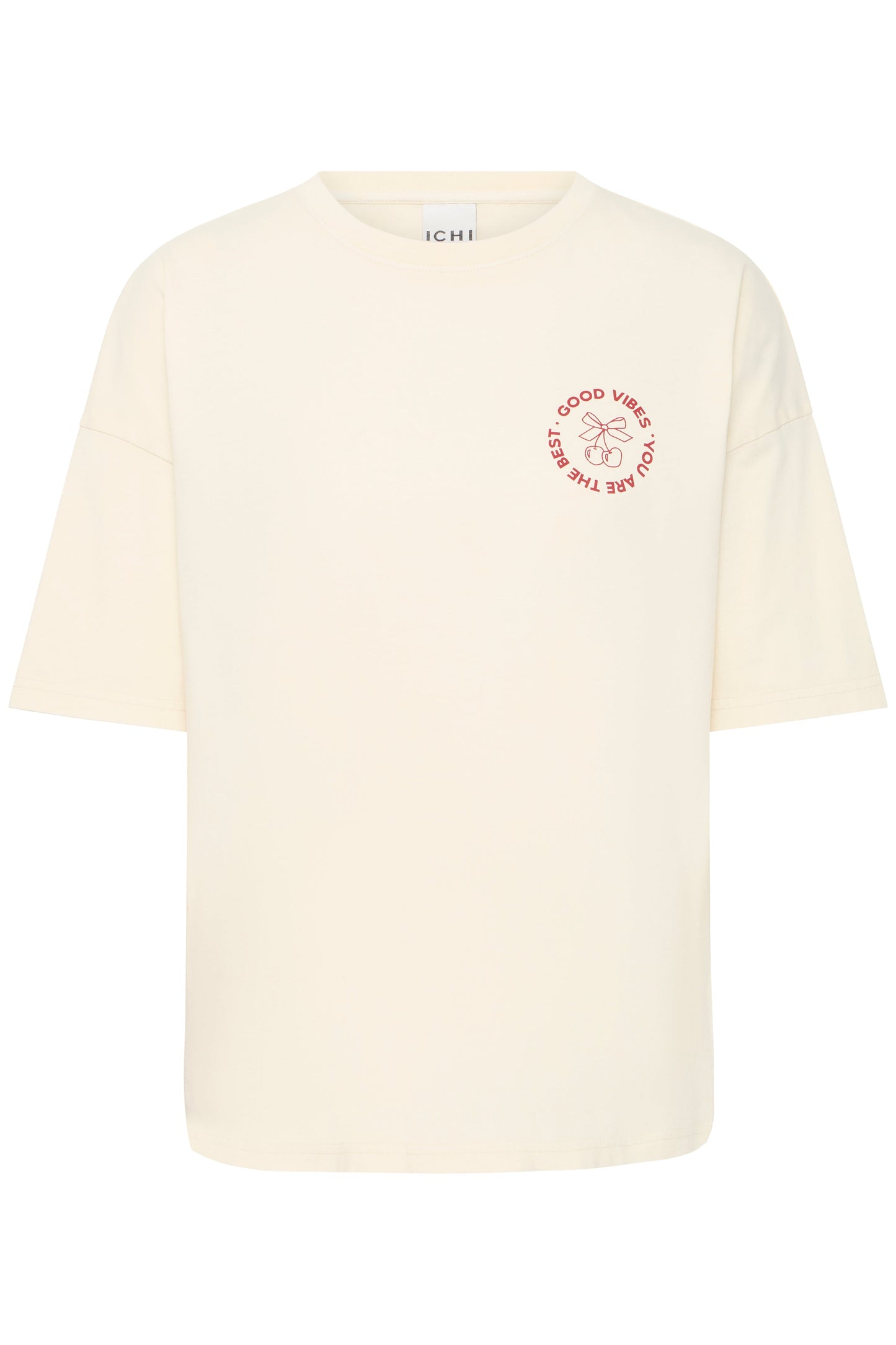 Ihnabino T-Shirt - Beige and Red