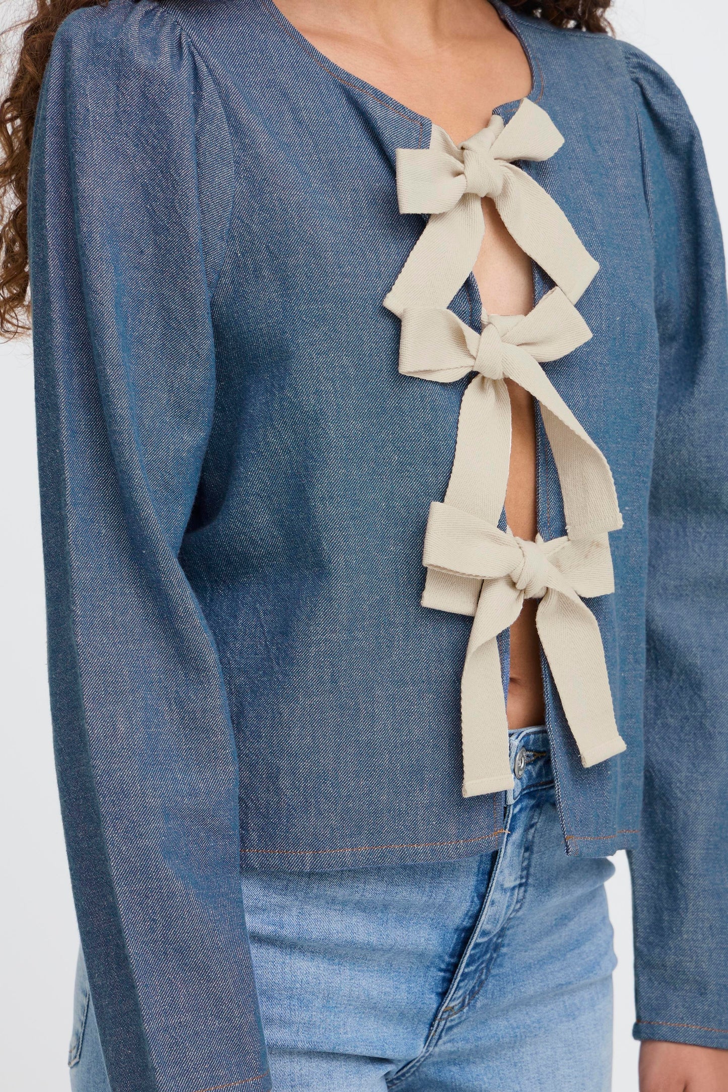 Ihosana Tie Jacket - Denim