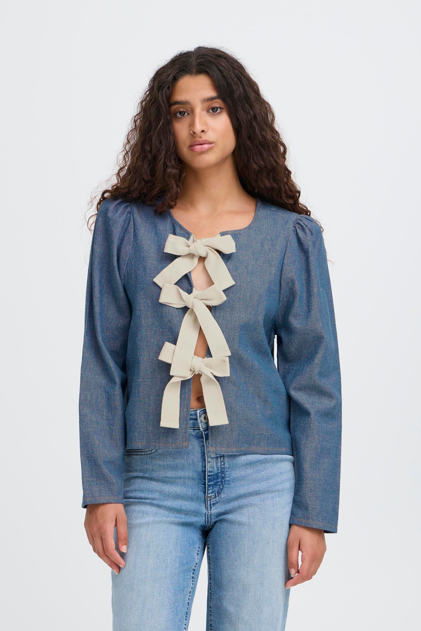 Ihosana Tie Jacket - Denim