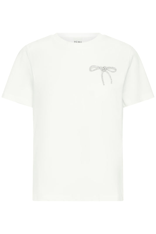 Ihkamille T-Shirt - White Bow Detail