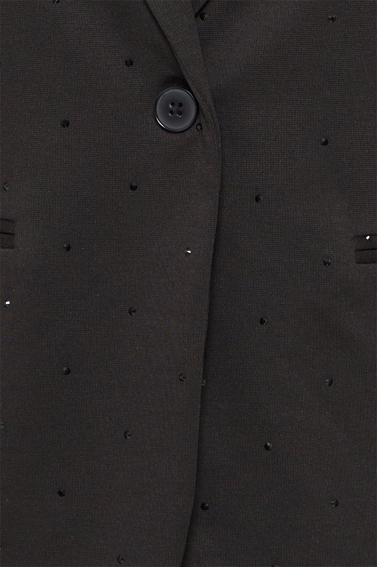 Ihkate Rhinestone Blazer - Black Sparkle Jacket