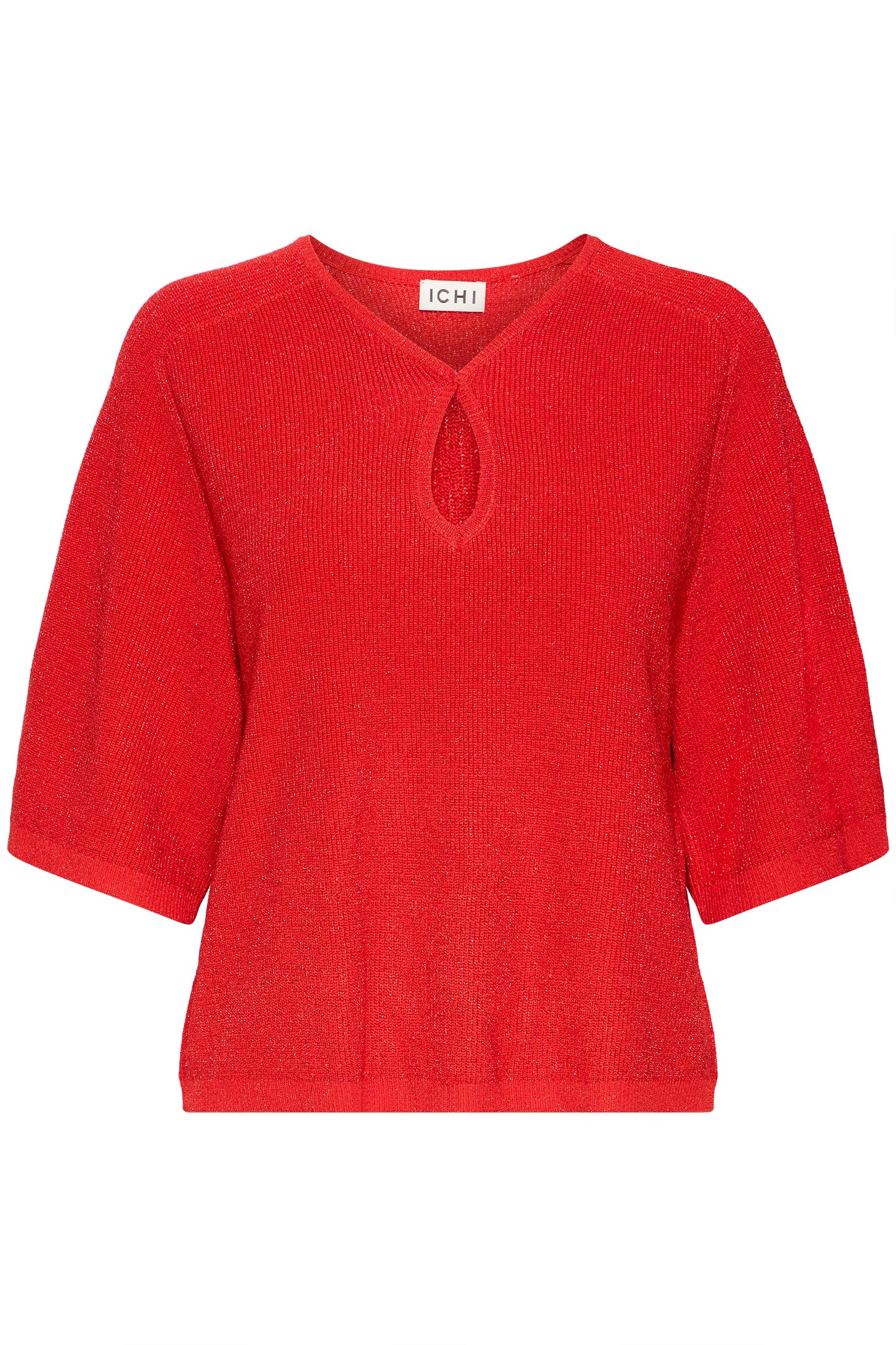 Ihcody Short Sleeve Knit - Racing Red