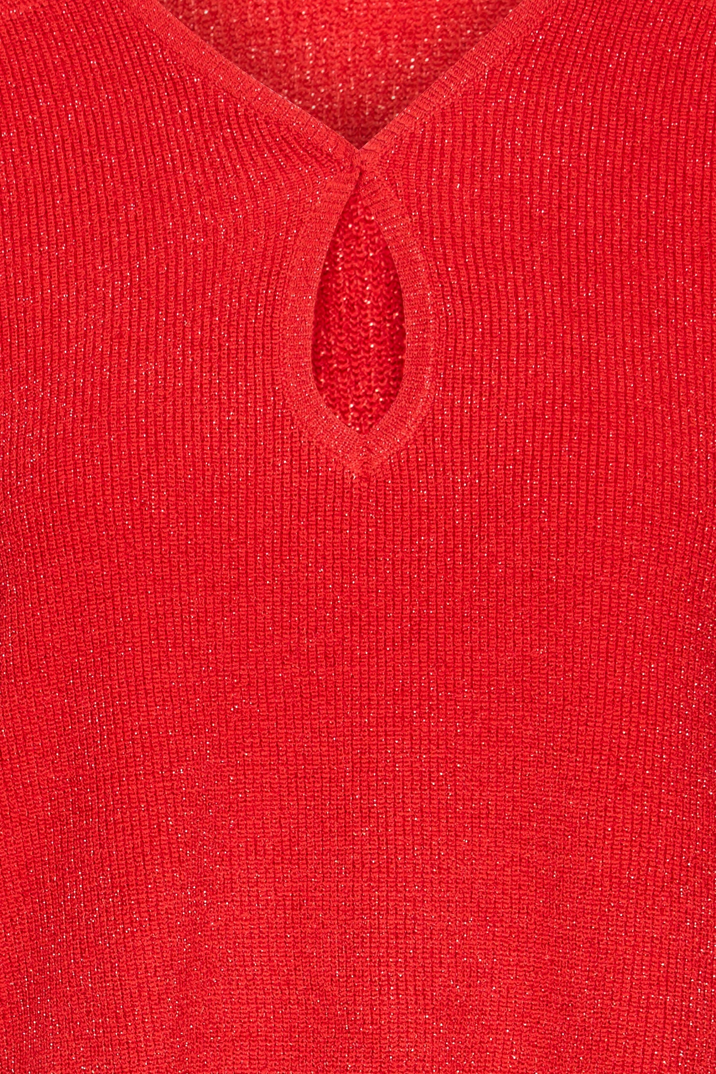 Ihcody Short Sleeve Knit - Racing Red