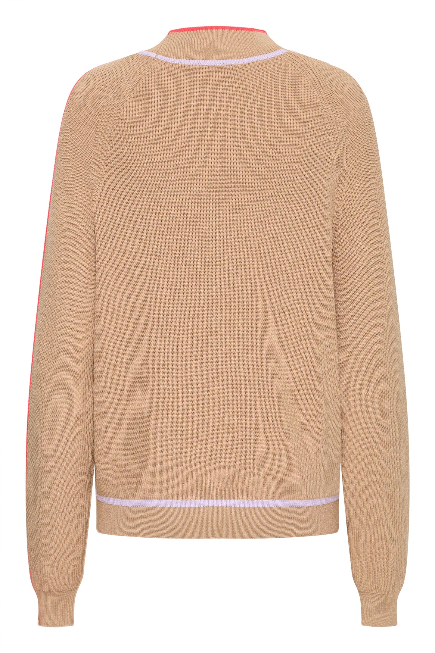 Ihboston Knit - Beige with Multi Edging