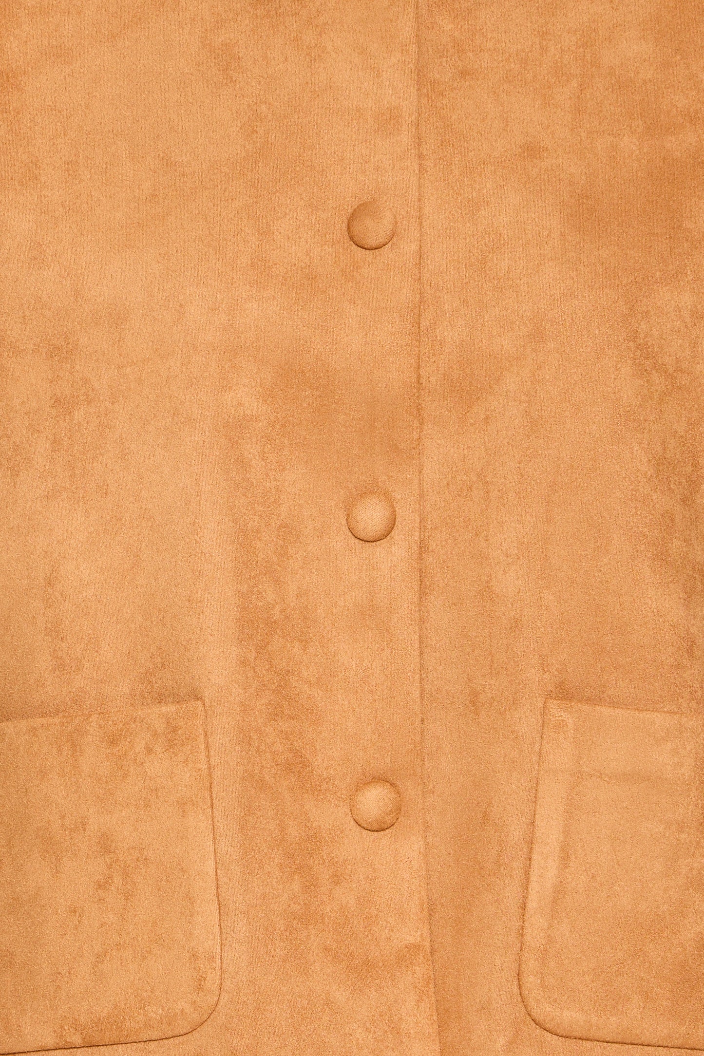 Ihcrevo Jacket - Tan Faux Suede