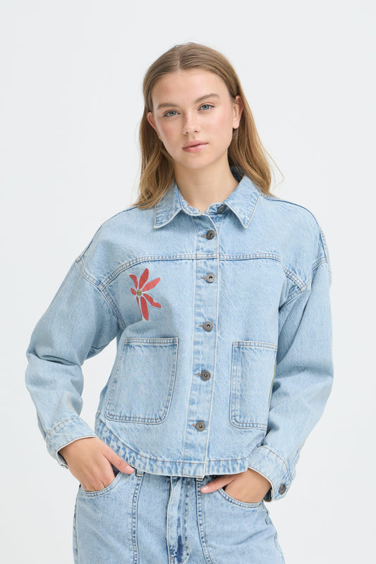 Ihbauve Jacket - Denim Embroidered