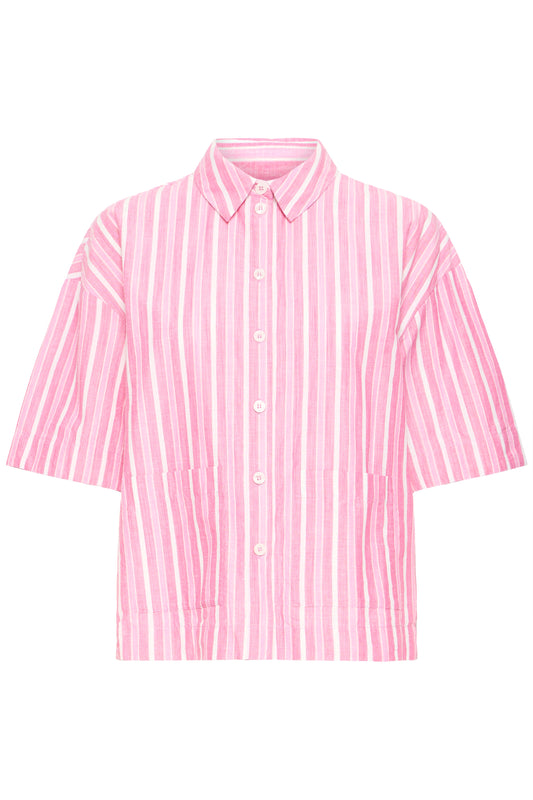 Ihindra Shirt - Wild Orchid Pink Stripe