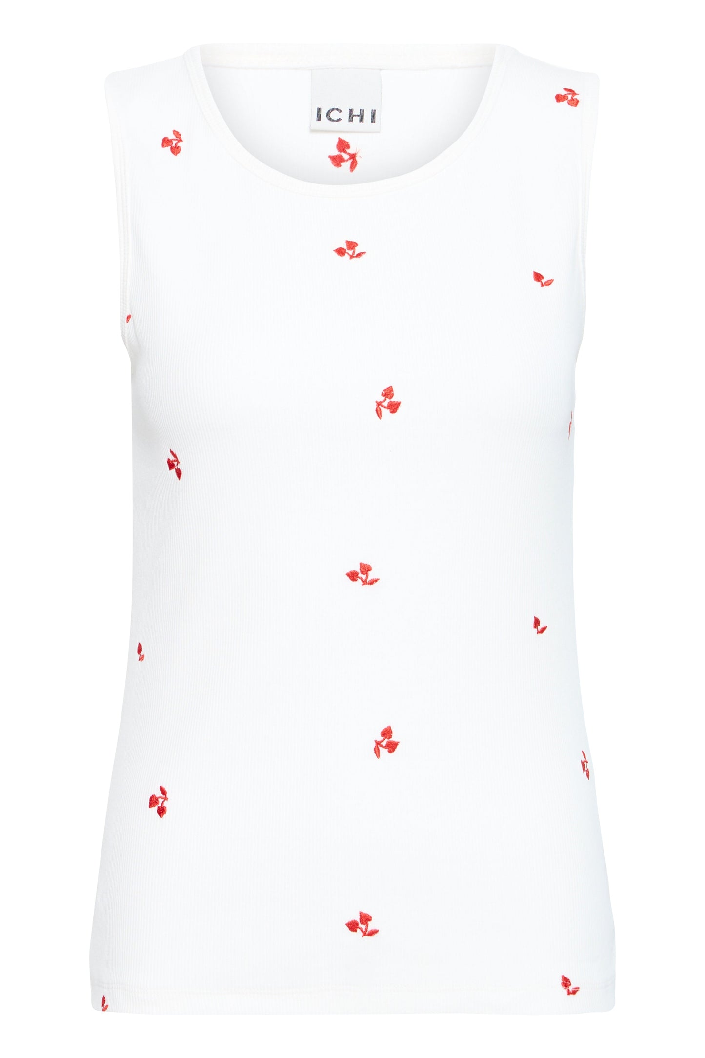 Ihpalma Vest - Embroidered Red Cherry