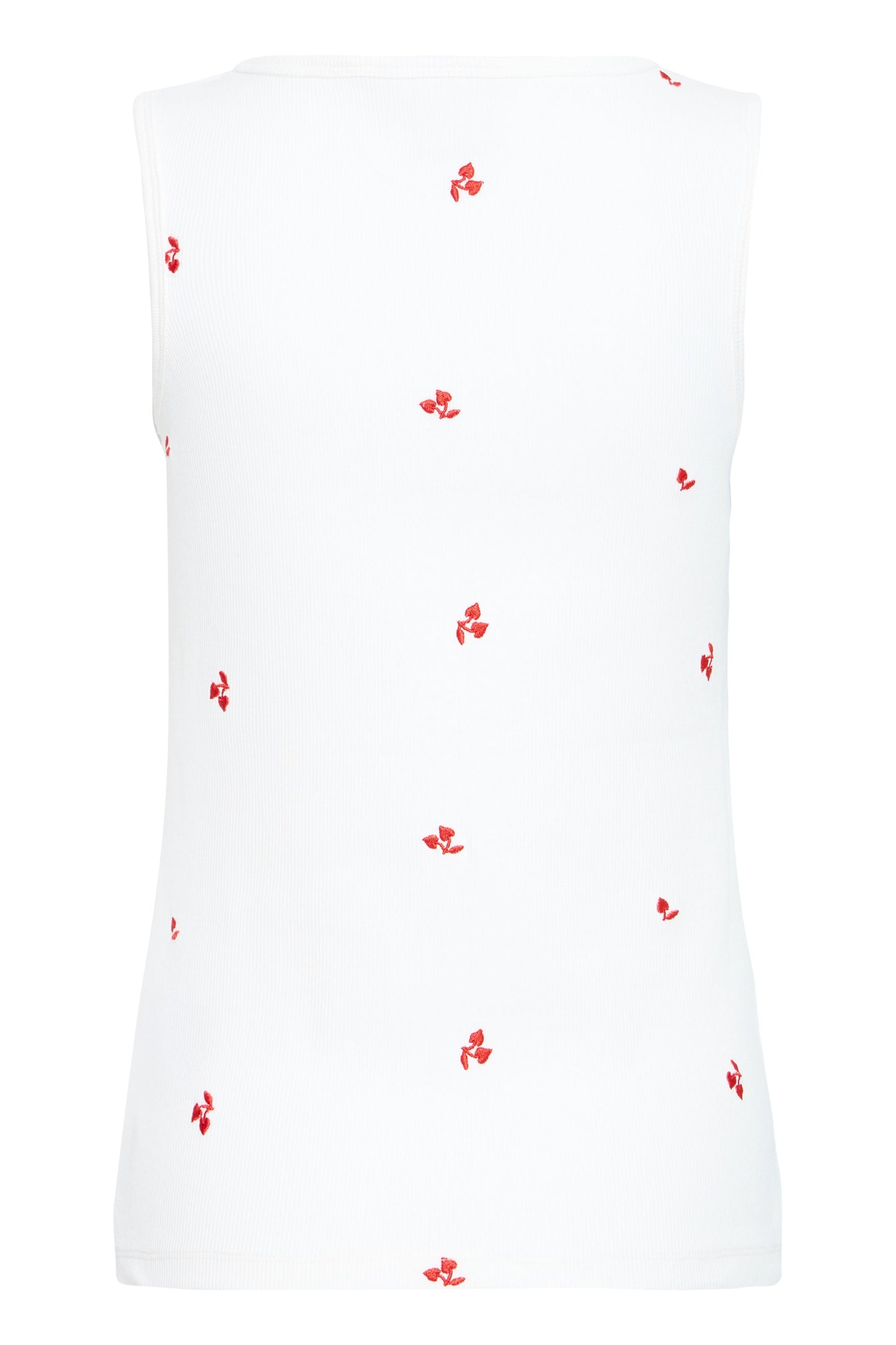 Ihpalma Vest - Embroidered Red Cherry