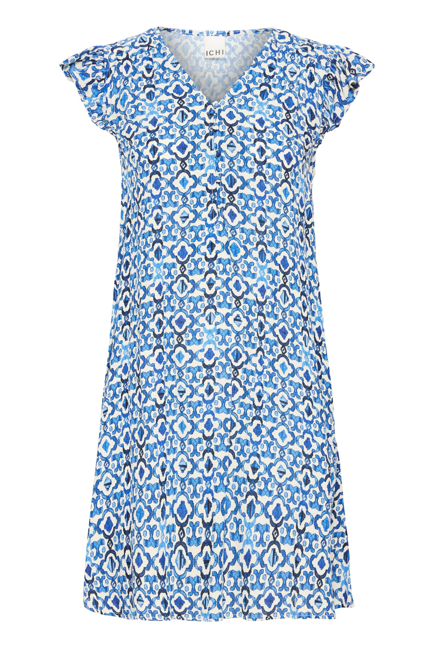 Ihmarrakech Dress - Blue Pattern