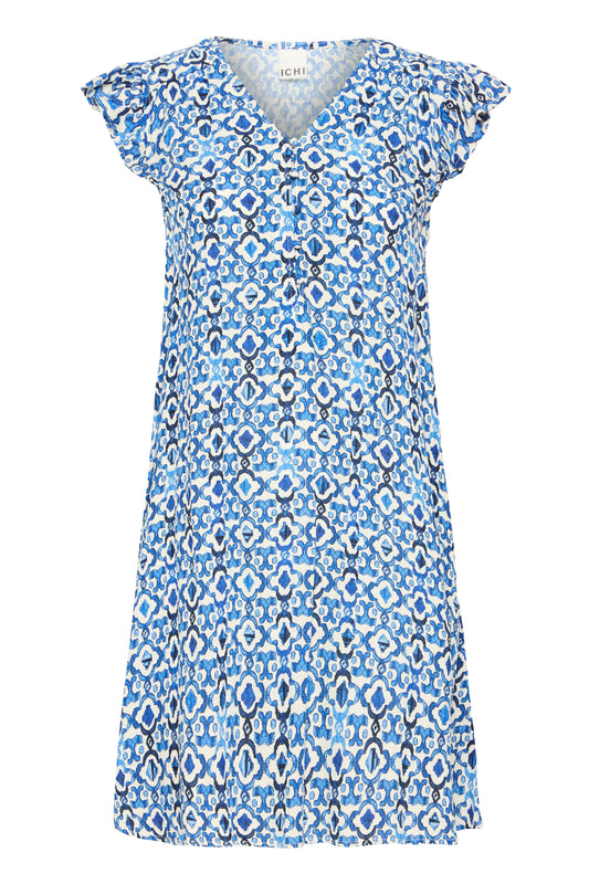 Ihmarrakech Dress - Blue Pattern