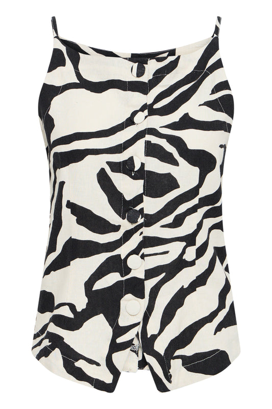 Ihlinno Waistcoat - Graphic Animal Print