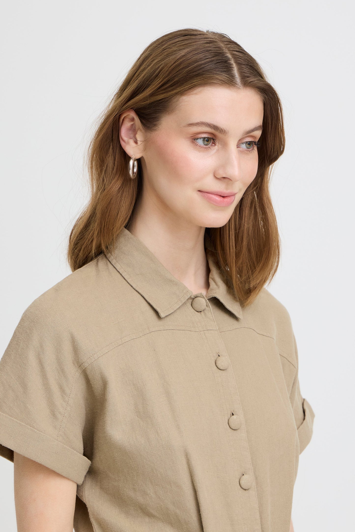 Ihlinno Jumpsuit - Beige Timber Wolf