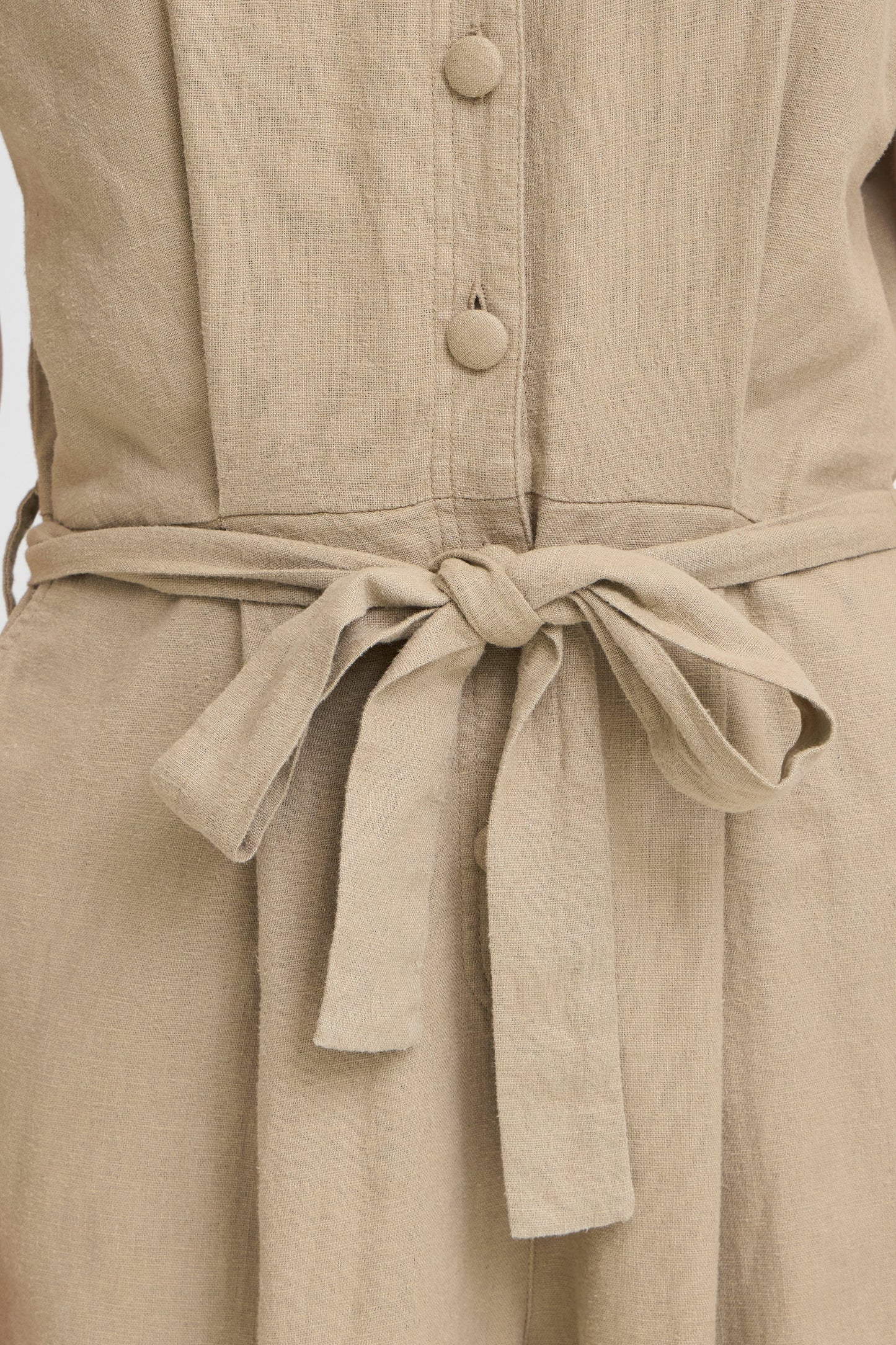 Ihlinno Jumpsuit - Beige Timber Wolf