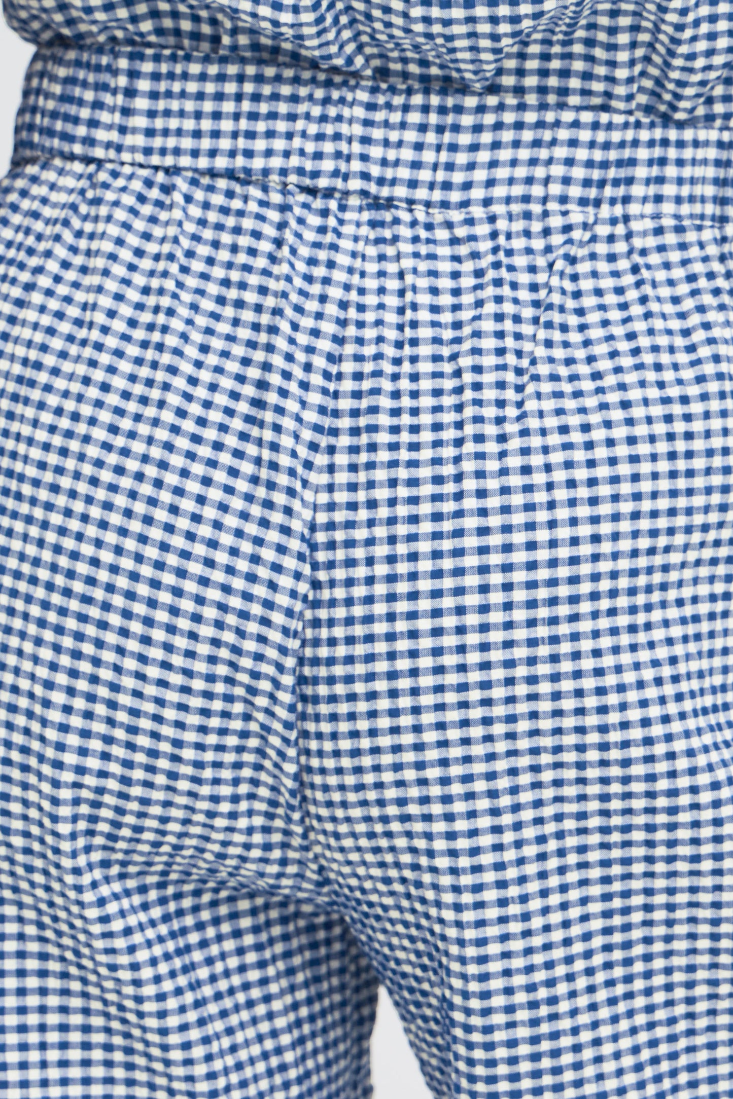 Ihjilma Trousers - Navy Gingham