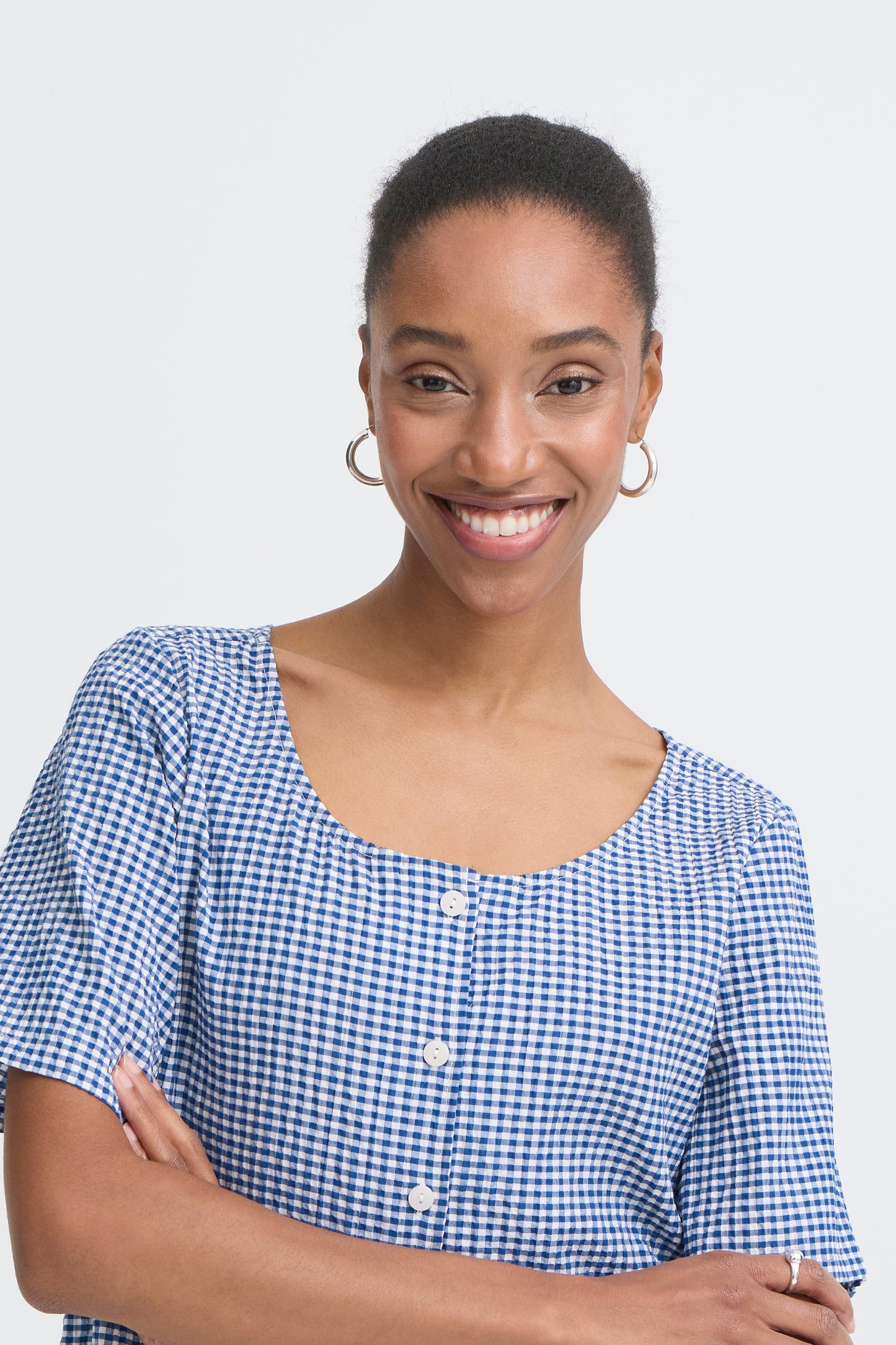 Ihjilma Shirt - Blue Gingham